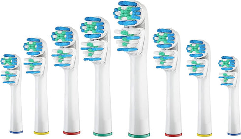 Dual-Clean Replacement Brush Heads Compatible with Oral-B Vitality Series, Fits for Pro 1000, Smart 1500, Genius X, Double Clean Toothbrush Heads ...