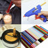 Silver Wax Seal Sticks, ONWISE 20pcs Glue Gun Wax Sealing Sticks Suit for 0.43‘’ Glue Gun, Great for Wax Seal Stamp, Wedding Invitations, Envelope...