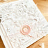 Cutting Die for Scrapbooking, 3D Backgrounds Frame New Cutting Dies DIY Album Card Making Decor Paper Craft Metal Die Cuts Party Decorations (Tie ...