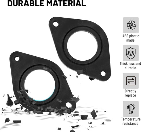 RED WOLF Tweeter Speaker Adapter Spacer Rings 1.5 Inch Cutout for Select Toyota Tacoma 4Runner 2005-2023, Subaru WRX Forester 2015-2022 Replace Ce...