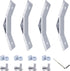 4Sets 1010 Aluminum Extrusion 135 Degree Bracket,4pcs 135 Degree Corner Brackets,with 8pcs Sliding T Nuts and Screws for 10 Series Extruded Alumin...