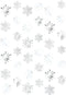 Snowflake White Foil String Decorations - 7' (6 Pc) - Elegant Winter Party Decor - Perfect for Holidays & Events...