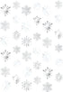 Snowflake White Foil String Decorations - 7' (6 Pc) - Elegant Winter Party Decor - Perfect for Holidays & Events...