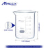 1.7oz(50ml) Sturdy Glass Beaker, 3.3 Borosilicate Griffin Low Form with Printed Graduation, Pack of 10, BKL050-010...