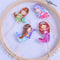 Double sided-Mermaid 24 PCS Handmade Pretty Mermaid Cupcake Toppers Baby Girls Children Kids Toddlers Teens Picnic Birthday Bridal Shower Baby Sho...