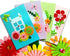 QIAONIUNIU Card Making Kits DIY Handmade Greeting Card Kits for Kids, Christmas Card Folded Cards and Matching Envelopes Thank You Card Art Crafts...