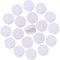 DFYOUHOME® 128 Pairs Self Adhesive Dot 1 inch Round Hook and Loop with Waterproof Sticky Glue Tape Back Nylon Dot Strip Fastener Light Weight Stro...
