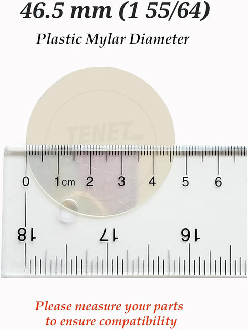 Plastic Circle Mylars for 1.5 inch Button Making (1 1/2") Pin Badges Round Buttons (Actual Size 1 55/64" - 46.5 mm) 0.03" Thick Transparent Film C...
