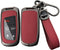 ontto Car Key Fob Cover Fit for Jeep Grand Cherokee Key Remote Metal Frame and Leather Key Shell Full Protector Fit for Dodge Challenger Charger D...