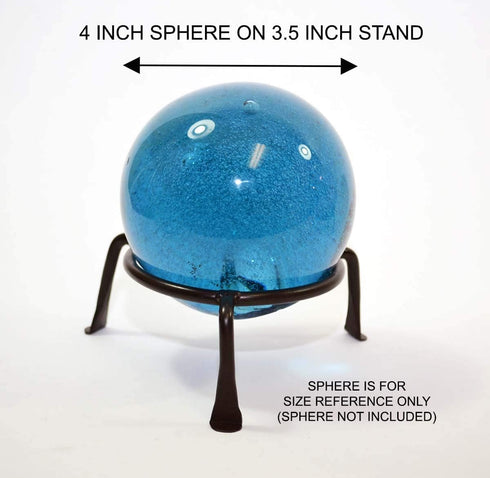 Basic Iron Display Ring Stand-3.5 Inside Diameter of the Ring x 2 High...