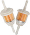 AM116304 Fuel Filter 25 050 22-S for John Deere Kohler 120-436 GY20709 For 1/4" and 5/16" Fuel Line Replaces 71-5960 120-436 GY20709 38666 149-220...