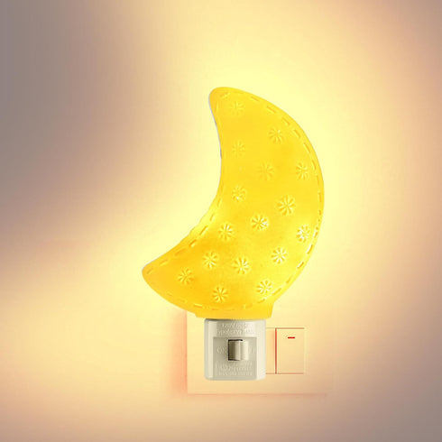 Moon Nightlight for Nursery Decor Nursery Nightlight for Baby Nursery Room Decor Moon Wall Nightlight for Bedroom Moon Wall Lamp Sign Baby Adults ...