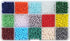 INSPIRELLE Approx 2400pcs 4mm Opaque Multicolor Bicone Beads for Jewelry Bracelet Making Bulk Faceted Crystal Glass Briolette Beads...