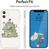 JOYLAND Clear Couple Case for iPhone 13 Green Dinosaur Cute Matching Phone Case for Girls&Women Full Protective Anti-Scratch TPU Soft Bumper Cover...