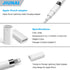 Jiunai 2 Pack Adapter Compatible with Apple Pencil Adapter Female to Female Charging Adapters Lightning Cable Adapter for iPad Pro Apple Pencil......