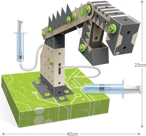 4M TechCraft Pneumatic Arm, Green Science, STEAM...