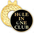 Hole in One Club Black Gold Golf Ball Marker with Hat Clip, Funny Golf Accessories for Men Women, Christmas Father's Day Birthday Gifts for Golf F...