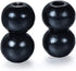 450pcs 8mm Black Wood Beads Round Ball Wooden Spacer Beads for Bead Crafts Making (2mm Hole)...