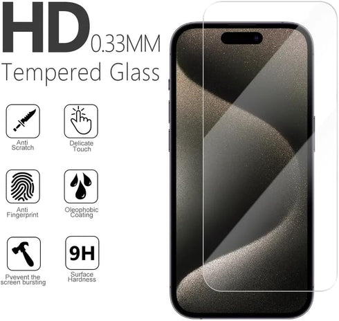 Tempered Glass Screen Protector for iPhone 13 PRO MAX, Clear (Iphone 13 PRO MAX)...