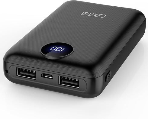 5V 2A Heated Vest Battery Pack, Pocket Size 10000mAh Heated Jacket Power Bank, LCD Display Portable Charger for Heated Coat,Heated Pants,Heated Cl...