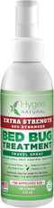 Bed Bug & Mite Extra Strength 3oz Travel Spray by Hygea Natural –TSA approved - New Formula 66% Stronger- Stain & Scent Free Treatment – Natural F...
