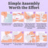 COMFECTO Clear Boxes for Favors 4x4x4, 50 pcs Transparent Giftbox for Macaron Cupcake Candy Cookies Ornament GiftsWedding Party Baby Shower, Singl...