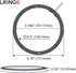 DS18 LRING6 LED Speaker Ring Waterproof 6.5-Inch - Millions of Colors with RGB Module, One Color Without...