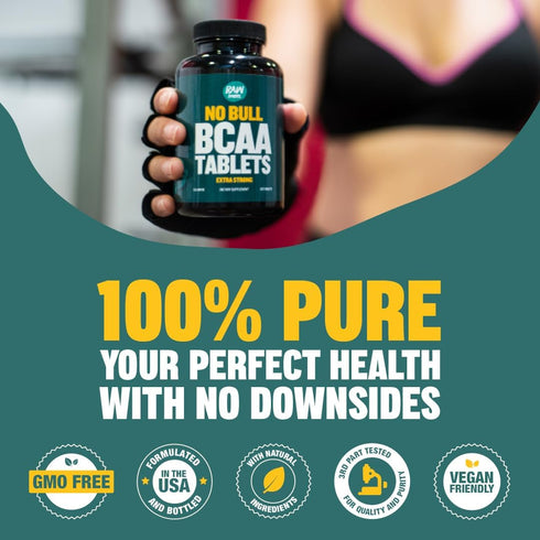 BCAA Tablets 1000 mg - Branched Chain Amino Acids Supplement for Muscle Recovery & Energy - Pre or Post Workout BCAAs for Men & Women - 120 Pills ...