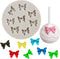 Mini Bow Silicone Fondant Molds Bowknot Fondant Chocolate Candy Molds For Cake Decorating Cupcake Topper Gum Paste Polymer Clay...