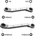 WADEO HVAC Service Wrench Set, 4 Sizes, Hex Bit Adapter, Compact Design, Suitable for Air Conditioning and Refrigeration Equipment Repair...