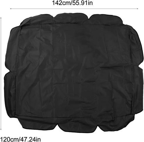 Porch Swing Canopy,Swing Chair Canopy Replacement,Outdoor Swing Canopy Cover,55.91x47.24x7.09in,Waterproof 3 Seater Garden Swing Seat Canopy Cover...