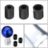 J2 Engineering J2-SK-010-BL 2-Piece Ball Teardrop Style Aluminum 6-Speed Manual Transmission Shift Knob with Thread Adapters Fits M8 M10 M12,Blue/...