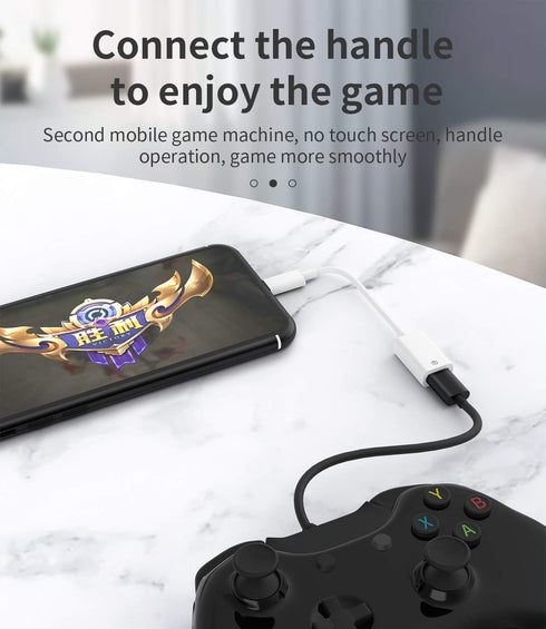 Lightning Male to USB Female Adapter OTG Data Sync Cable Compatible with Iphone13 11 12pro Max Mini XR X XS 8 7 SE Plus for Ipad Air,Camera,3.0 Mo...