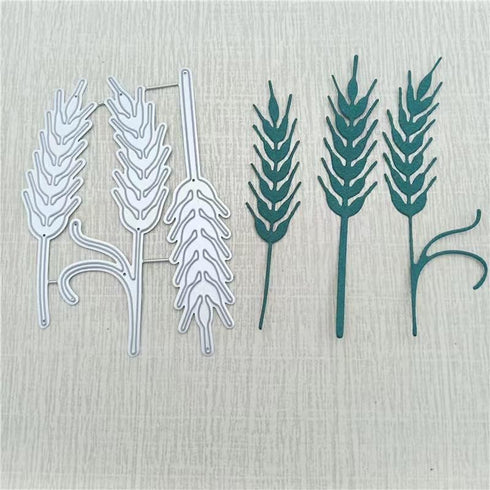 Straw Metal Cutting Dies, Flower Leaves Die Cuts for Scrapbooking DIY Album Card Making Decor Embossing Stencils Paper Craft Die Cuts Party Decora...