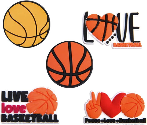 Lot of 30,50,100 pcs Random Sports Ball Shoe Charms Kids Boys Girls Shoe Decoration for Party Gifts...
