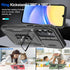for Samsung Galaxy A15 5G Case with Sliding Camera Cover & Tempered Glass Screen Protector + Rotatable Ring Holder Kickstand Shockproof Slim Phone...