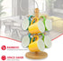 Home Basics Bamboo Mug Tree, Holds Up to 6 Coffee Cups, Free Standing, Circular Base, Kitchen Countertop, Beige (1)...