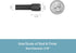 Kenney KN631/5 Strafford Spring Tension Rod, 28 inches to 48 inches, Black...
