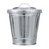 Mini Desktop Trash Can with Lid Tiny Garbage Can Metal Rubbish Bin for Home Office Countertop...