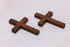 Penta Angel Natural Wood Cross Bulk 50Pcs Mini Wooden Cross Pendants Beads Charms Jewelry Findings for Bracelet Necklace Earring Jewelry Making an...
