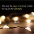 39ft Solar String Light Outdoor Waterproof Silver Wire Twinkle Fairly Light Warm White Patio Porch Balcony wrap...