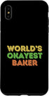 iPhone XS Max Okayest Baker Pastry Chef Kitchen Humor Case...