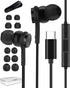 USB C Headphones for iPhone 15 Pro Max Samsung Galaxy S23 S22 Ultra S21 FE S20 A53, USB Type C Earbuds HiFi Stereo in Ear Bass Wired Earphones wit...