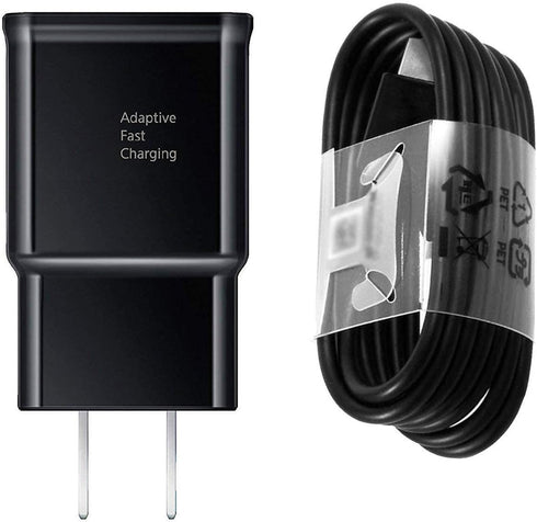 Adaptive Fast Charger Compatible Samsung Galaxy S9 S9 Plus S8 S8+ S10 S10e Note 8 Note 9, Wall Charger Adapter Block with USB Type C Cable Kit......