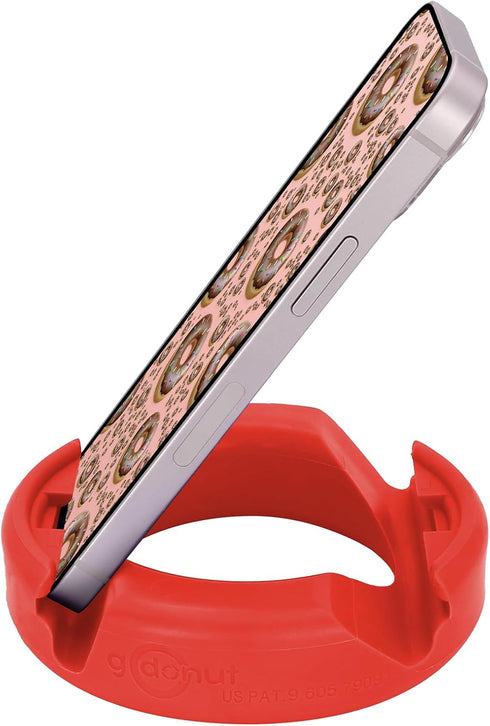GoDonut – Phone Stand Original – Cell Phone Holder + Tablet Stand Desk Organizer – Compatible with Tablet, iPhone 16 15 14 Pro Max, Android & Most...