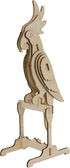 Eco 3D Wooden Puzzle Parrot from Deluxebase. Animal Themed DIY 3D Puzzle Craft Kit. Sustainable Wood Jungle Animal Toys. Perfect Model Building Ki...