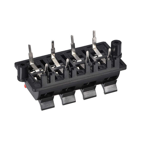 uxcell 2 Row 8 Way Spring Speaker Terminal Clip Push Release Connector Cable Terminals Strip Block WP8-03...