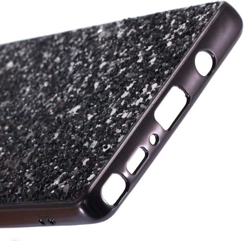 Galaxy Note 9 Case, Full Body Glitter Sparkle Bling Shiny Rhinestone Design Slim Electroplated TPU Bumper Shock Absorbing Protective Case Cover fo...
