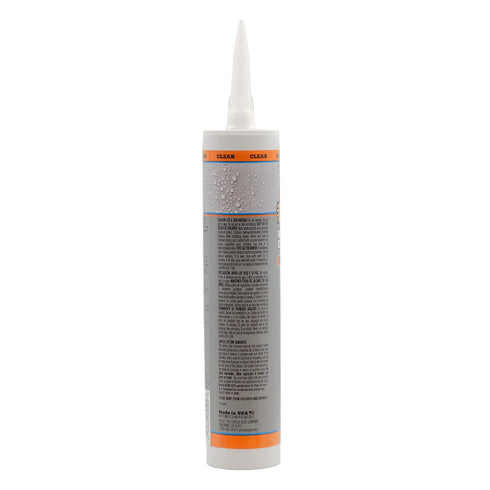 Gorilla Waterproof Caulk & Seal 100% Silicone Sealant; Clear; 10oz Cartridge (Pack of 2)...