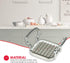 French Fry Cutter By Home Basics, French Fry Cutter Stainless Steel French Fry Slicer | With Easy Grip Handles,Silver...